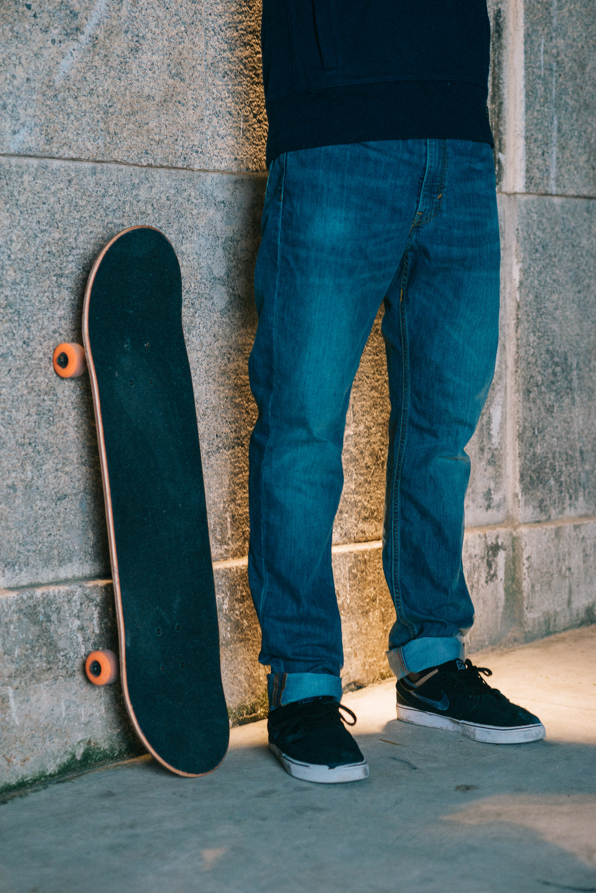 skateboard jeans